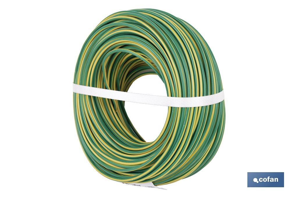 ROLLO CABLE H07V-K 1X4MM2 AMAR/VERDE (100 M)