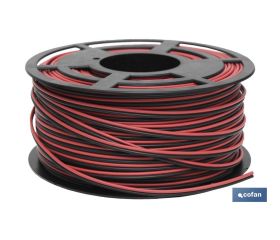 ROLLO 100M CABLE PARALELO ROJO/NEGRO (2X1,5)
