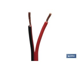 ROLLO 100M CABLE PARALELO ROJO/NEGRO (2X1,5)