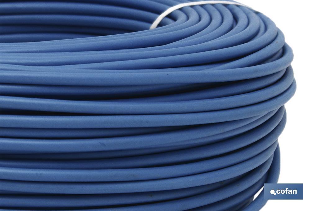 ROLLO CABLE H07V-K 1X6MM2 AZUL (100M)