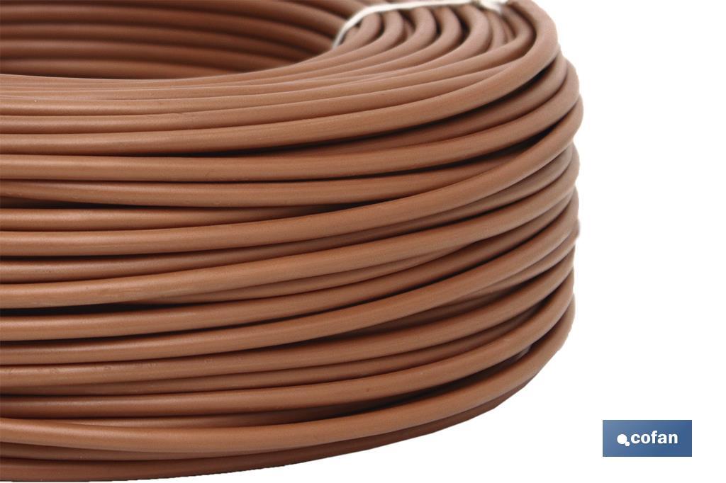 ROLLO CABLE H07V-K 1X6MM2 MARRÓN (100M)