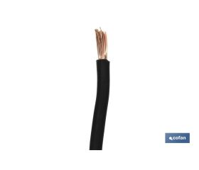 ROLLO CABLE H07V-K 1X6MM2 NEGRO (100M)