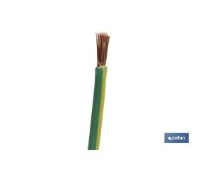 ROLLO CABLE H07V-K 1X6MM2 AMAR/VER (100M)