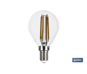 Bombilla Led Esférica Filamento E14