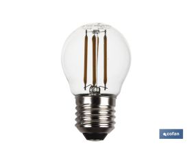 Bombilla Led Esférica Filamento E27