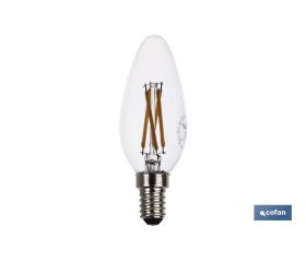Bombilla Led Vela Filamento