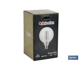 BOMBILLA LED GLOBO CLARO E27 4W 380LM 2700K