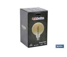 BOMBILLA LED GLOBO SPIRAL 4W E27 170LM 2200K