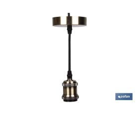 Cable para Lámpara Deco Oro Claro