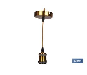 Cable para Lámpara Deco Oro
