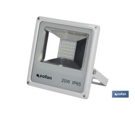 PROYECTOR COMPACTO MULTI LED SMD BLANCO 20W