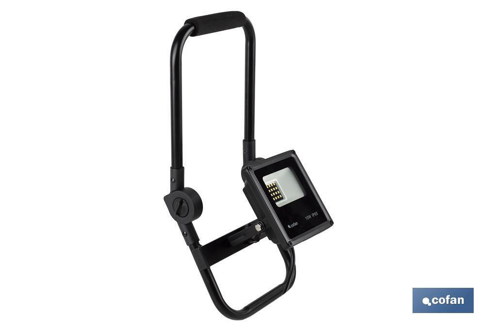 PROYECTOR COMPACTO LED SMD10 W CON SOPORTE