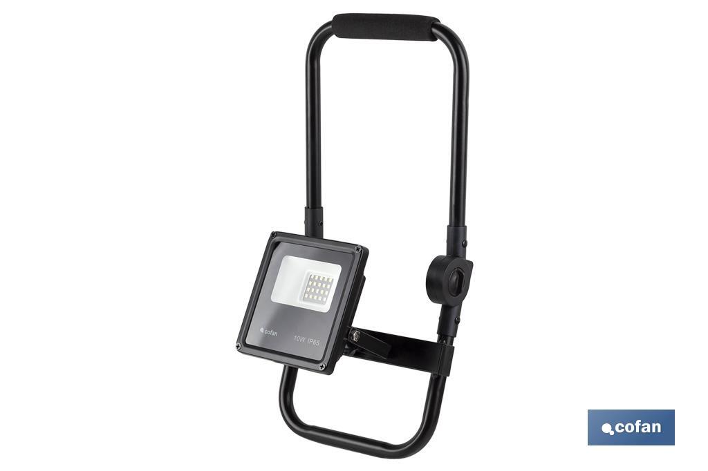 PROYECTOR COMPACTO LED SMD10 W CON SOPORTE