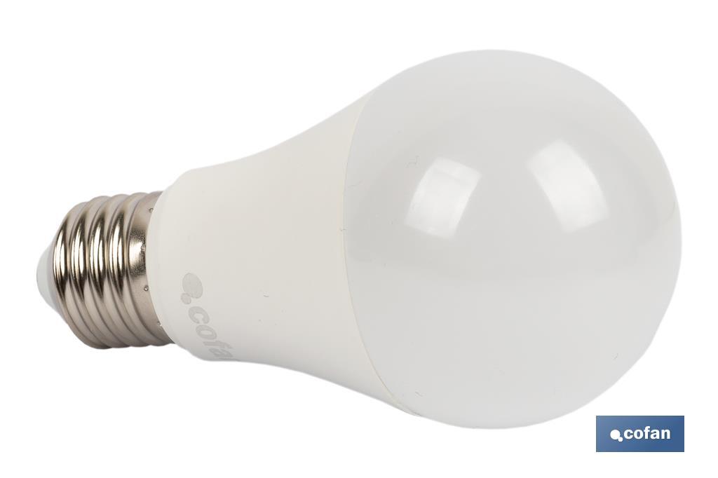 BOMBILLA CLASIC SENSOR LUZ E27 9.5W 806LM 4000K