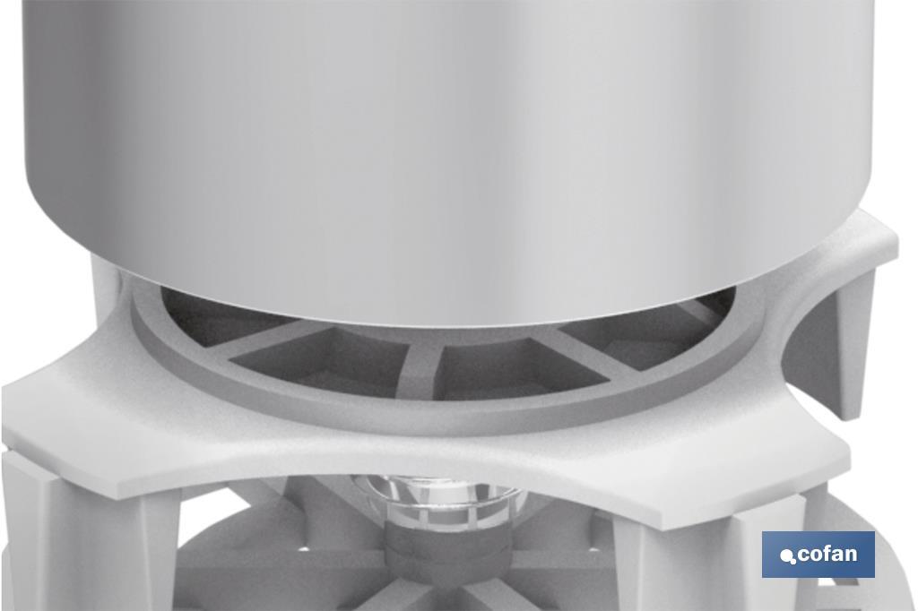 PULSADOR CROMADO PARA MECANISMO INTERRUMPIBLE CANDABA