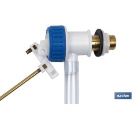 MECANISMO COMPLETO CISTERNA TANQUE ALTO CON GRIFO LATERAL Y DESCARGADOR