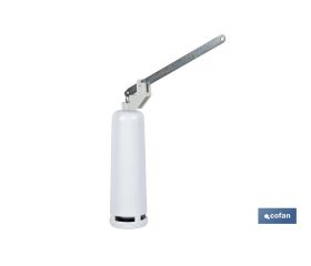 DESCARGADOR CISTERNA TANQUE ALTO CON SOPORTE Y PALANCA