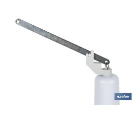 DESCARGADOR CISTERNA TANQUE ALTO CON SOPORTE Y PALANCA