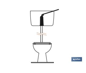 DESCARGADOR CISTERNA TANQUE ALTO CON SOPORTE Y PALANCA