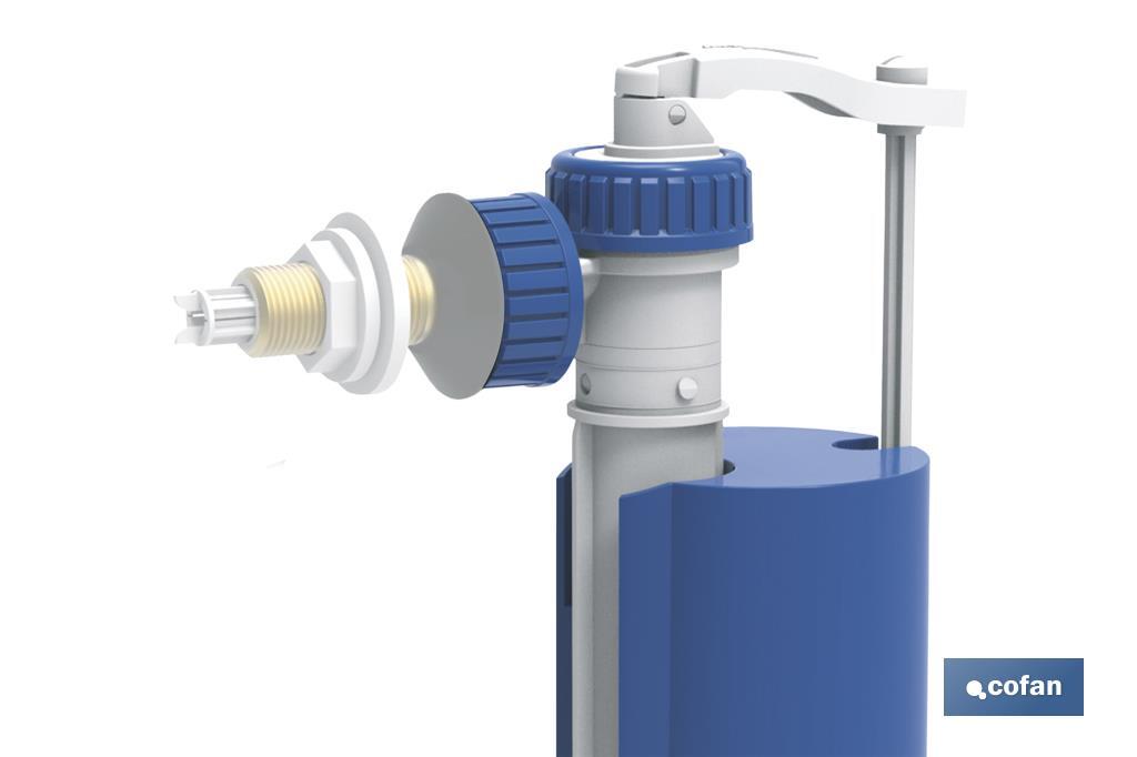 GRIFO DE ALIMENTACIÓN WC 2 EN 1 LATERAL E INFERIOR MODELO ARAUCA