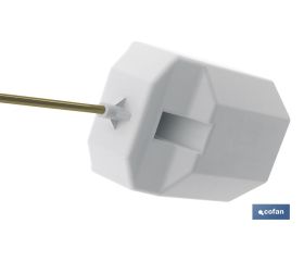 GRIFO DE ALIMENTACIÓN WC LATERAL CON BOYA MODELO DISMAL