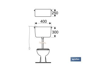 CISTERNA TANQUE ALTO COMPLETA MODELO ZEYA