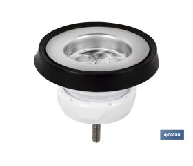 Válvula para Fregadero | Fabricada en Polipropileno | Medidas: 1 1/2 x 70 o 1 1/2 85 | Incluye Tapón y Tornillo