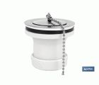 VÁLVULA LAVABO-BIDÉ 1 1/4 x 70 TAPÓN METÁLICO