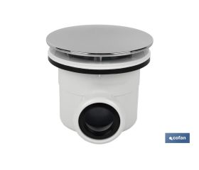Válvula Sifónica para Plato de Ducha | Medidas: Ø60 o Ø90 | Salida de Ø40 mm | Junta Cónica Reductora de Ø32 mm