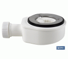 Válvula Sifónica Extraplana para Plato de Ducha |Salida de Ø40 mm | Junta cónica reductora de Ø32 mm | Sin Embellecedor