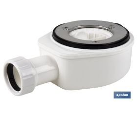 VÁLVULA SIFÓNICA DUCHA EXTRAPLANA CON SALIDA Ø32-40 SIN EMBELLECEDOR