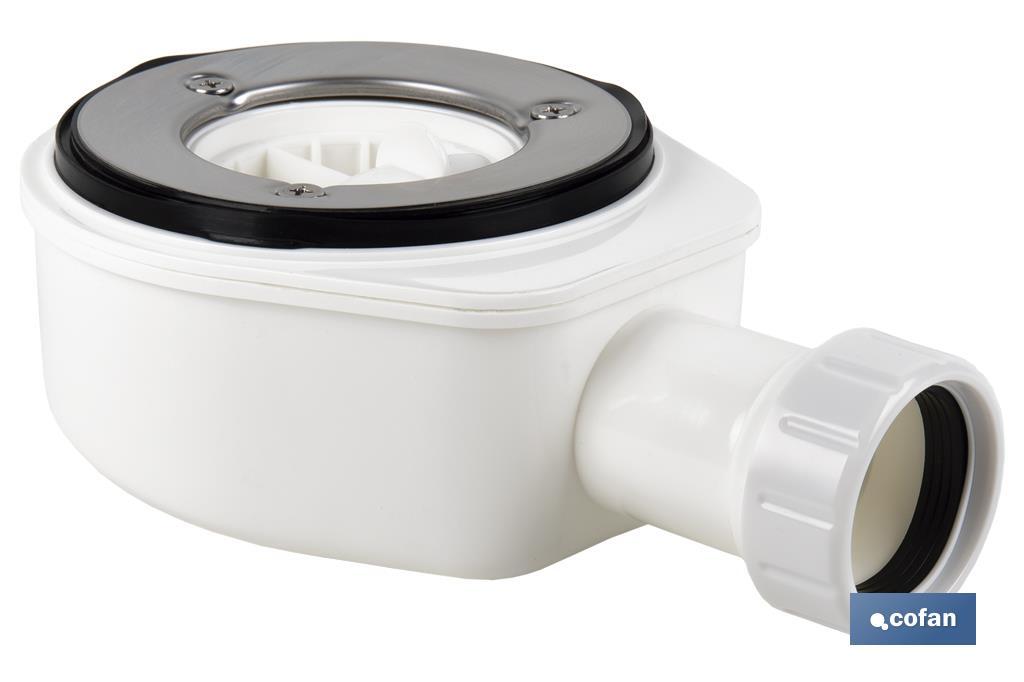 VÁLVULA SIFÓNICA DUCHA EXTRAPLANA CON SALIDA Ø32-40 SIN EMBELLECEDOR