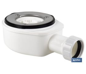 VÁLVULA SIFÓNICA DUCHA EXTRAPLANA CON SALIDA Ø32-40 SIN EMBELLECEDOR