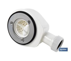 VÁLVULA SIFÓNICA DUCHA EXTRAPLANA CON SALIDA Ø32-40 SIN EMBELLECEDOR