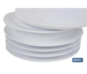 MANGUITO DE CONEXIÓN EXCÉNTRICO PARA INODORO Ø110 MM