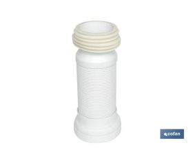 Manguito de Conexión | Extensible para Inodoro | Fabricado en Polipropileno | Salida de Ø110 - Ø120 mm