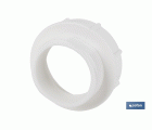 Adaptador Convertidor 1 1/4 macho - 1 1/2 hembra | Para aplicar a tubo flexible | Accesorio de Fontanería