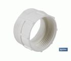 Adaptador Convertidor 1 1/2 macho - 1 1/4 hembra | Para aplicar a tubo flexible | Accesorio de Fontanería