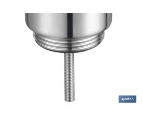 VÁLVULA CLICK-CLACK CON TAPÓN GRANDE Ø63 MM