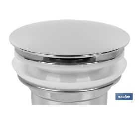 VÁLVULA CLICK-CLACK LARGA TAPÓN GRANDE Ø66 MM