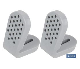 CONJUNTO TORNILLOS FIJACIÓN INODORO Y SOPORTE NYLON HORIZONTAL