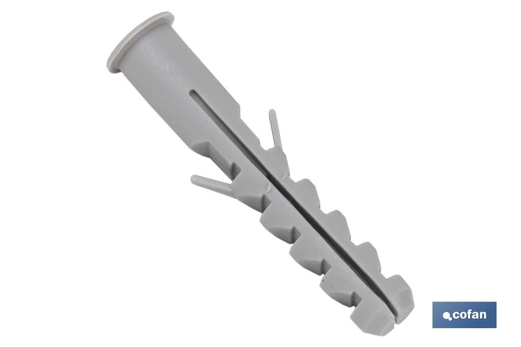 CONJUNTO TORNILLOS FIJACIÓN INODORO Y SOPORTE NYLON HORIZONTAL