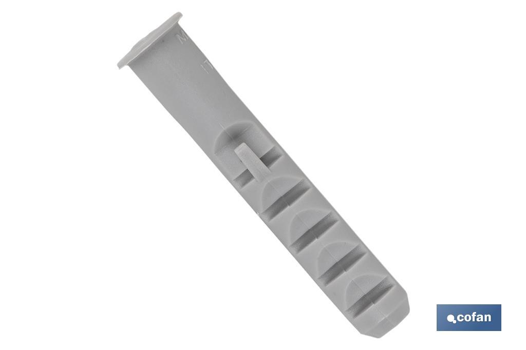 CONJUNTO TORNILLOS FIJACIÓN INODORO Y SOPORTE NYLON HORIZONTAL