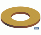Goma | Medidas: Ø32 x Ø65,6 x 3 mm | Para Descargador Tipo Victoria | Tanque Bajo