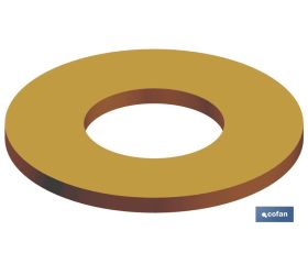 Goma | Medidas: Ø32 x Ø65,6 x 3 mm | Para Descargador Tipo Victoria | Tanque Bajo