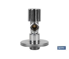 VÁLVULA DE ESCUADRA 1/2 x 3/8 MODELO PISTÓN