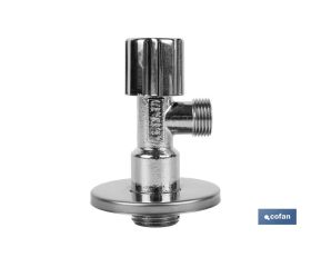 VÁLVULA DE ESCUADRA 1/2 x 3/8 MODELO PISTÓN