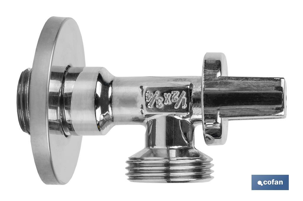 VÁLVULA DE ESCUADRA 1/2 x 3/4 ANTI CAL LAVADORA