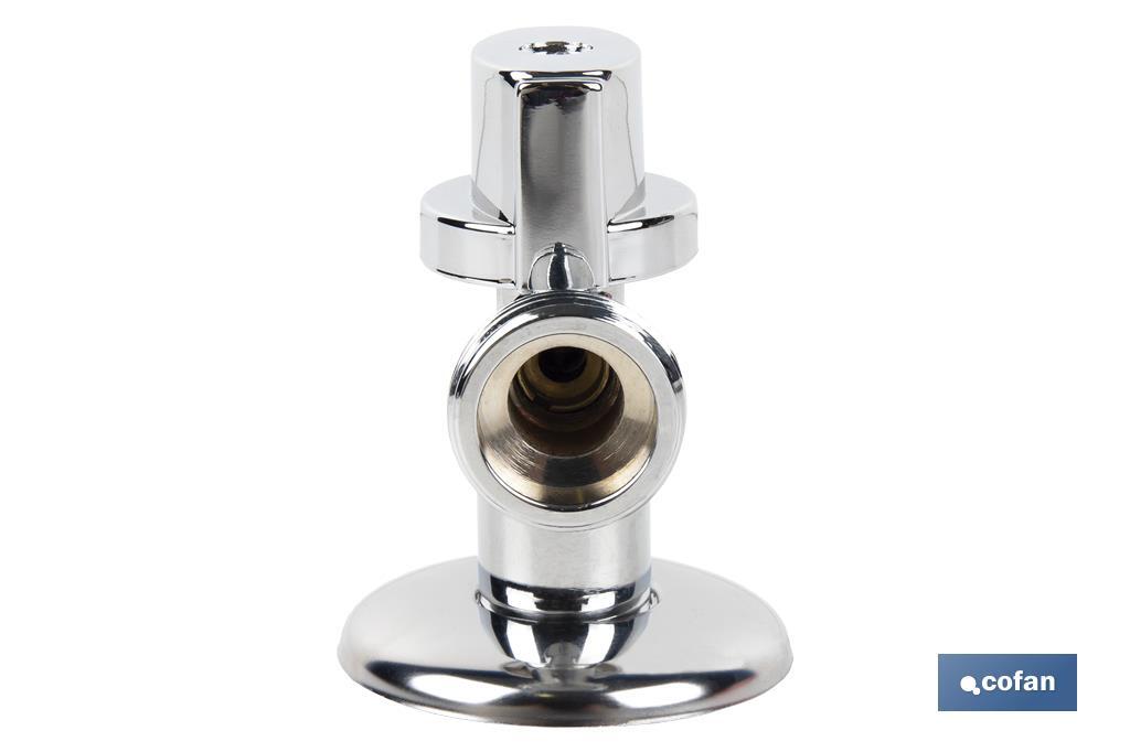 VÁLVULA DE ESCUADRA 1/2 X 3/4 VOLANTE GRANDE