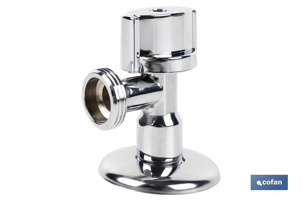 VÁLVULA DE ESCUADRA 1/2 X 3/4 VOLANTE GRANDE